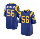 Men's Nike Los Angeles Rams #56 Dante Fowler Jr Game Royal Blue Alternate NFL Jersey
