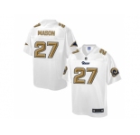 Nike St.Louis Rams #27 Tre Mason White Men's NFL Pro Line Fashion Game Jersey