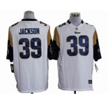nike nfl jerseys st. louis rams #39 jackson white[game]