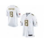 nike nfl jerseys st. louis rams #8 bradford white[nike USA]