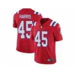 Men Nike New England Patriots #45 David Harris Red Alternate Vapor Untouchable Limited Player NFL Jersey