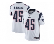 Men Nike New England Patriots #45 David Harris White Vapor Untouchable Limited Player NFL Jersey