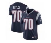 Men Nike New England Patriots #70 Adam Butler Navy Blue Team Color Vapor Untouchable Limited Player NFL Jersey