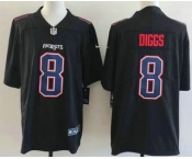 Men's New England Patriots #10 Drake Maye Limited Black Fashion Vapor Jersey