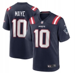 Mens New England Patriots #10 Drake Maye Nike Navy Vapor Untouchable Limited Jersey