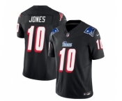 Men's New England Patriots #10 Mac Jones Black 2023 F.U.S.E. Vapor Limited Football Stitched Jersey