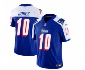 Men's New England Patriots #10 Mac Jones Blue White 2023 F.U.S.E. Vapor Limited Football Stitched Jersey