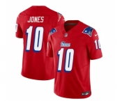 Men's New England Patriots #10 Mac Jones Red 2023 F.U.S.E. Vapor Limited Football Stitched Jersey