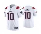 Men's New England Patriots  #10 Mac Jones White 2021 Vapor Limited Football Jersey