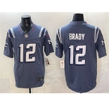 Men's New England Patriots #12 Tom Brady 2025 F.U.S.E. “Rivalries” Vapor Limited Football Stitched Jersey