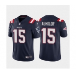 Men's New England Patriots #15 Nelson Agholor Navy Vapor Untouchable Limited Stitched Jersey