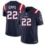 Men's New England Patriots #22 Marcus Epps Navy 2025 F.U.S.E. Vapor Limited Football Stitched Jersey
