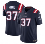 Men's New England Patriots #37 Parker Romo Navy 2025 F.U.S.E. Vapor Limited Football Stitched Jersey