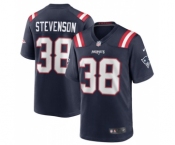 Men's New England Patriots #38 Rhamondre Stevenson Navy Limited Stitched Game Jersey