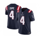 Men's New England Patriots #4 Bailey Zappe Navy 2023 F.U.S.E. Vapor Limited Football Stitched Jersey
