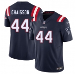 Men's New England Patriots #44 K'Lavon Chaisson Navy 2025 F.U.S.E. Vapor Limited Football Stitched Jersey