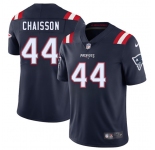 Men's New England Patriots #44 K'Lavon Chaisson Navy 2025 Vapor Limited Football Stitched Jersey