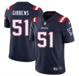 Men's New England Patriots #51 Jack Gibbens Navy 2025 Vapor Limited Football Stitched Jersey
