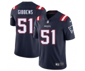 Men's New England Patriots #51 Jack Gibbens Navy 2025 Vapor Limited Football Stitched Jersey