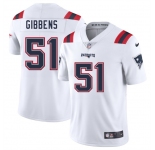 Men's New England Patriots #51 Jack Gibbens White 2025 Vapor Limited Football Stitched Jersey