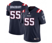Men's New England Patriots #55 Garrett Bradbury Navy 2025 Vapor Limited Football Stitched Jersey