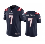 Men's New England Patriots #7 JuJu Smith-Schuster Navy Vapor Untouchable Stitched Football Jersey