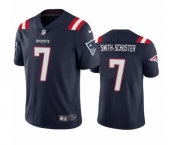 Men's New England Patriots #7 JuJu Smith-Schuster Navy Vapor Untouchable Stitched Football Jersey