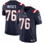 Men's New England Patriots #76 Morgan Moses Navy 2025 Vapor Limited Football Stitched Jersey