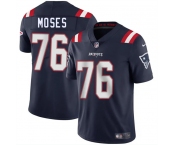 Men's New England Patriots #76 Morgan Moses Navy 2025 Vapor Limited Football Stitched Jersey