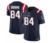 Men's New England Patriots #84 Kendrick Bourne Navy 2023 F.U.S.E. Vapor Limited Football Stitched Jersey
