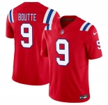 Men's New England Patriots #9 Kayshon Boutte Red 2025 F.U.S.E. Vapor Limited Football Stitched Jersey