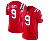 Men's New England Patriots #9 Kayshon Boutte Red 2025 F.U.S.E. Vapor Limited Football Stitched Jersey