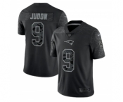 Men's New England Patriots #9 Matthew Judon Black Reflective Limited Stitched Football Jersey