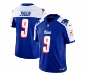 Men's New England Patriots #9 Matthew Judon Blue White 2023 F.U.S.E. Vapor Limited Football Stitched Jersey