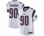 Men's New England Patriots #90 Shilique Calhoun White Vapor Untouchable Limited Player Football Jersey