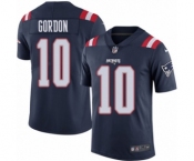 Men's Nike New England Patriots #10 Josh Gordon Limited Navy Blue Rush Vapor Untouchable NFL Jersey