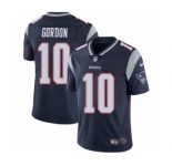 Men's Nike New England Patriots #10 Josh Gordon Navy Blue Team Color Vapor Untouchable Limited Player NFL Jersey
