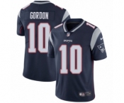 Men's Nike New England Patriots #10 Josh Gordon Navy Blue Team Color Vapor Untouchable Limited Player NFL Jersey