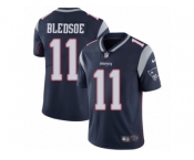 Men's Nike New England Patriots #11 Drew Bledsoe Vapor Untouchable Limited Navy Blue Team Color NFL Jersey