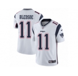 Men's Nike New England Patriots #11 Drew Bledsoe Vapor Untouchable Limited White NFL Jersey