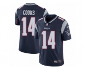 Men's Nike New England Patriots #14 Brandin Cooks Vapor Untouchable Limited Navy Blue Team Color NFL Jersey
