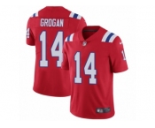Men's Nike New England Patriots #14 Steve Grogan Vapor Untouchable Limited Red Alternate NFL Jersey