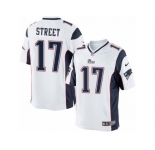 Men's Nike New England Patriots #17 Devin Street Limited White NFL Jersey