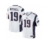 Men's Nike New England Patriots #19 Malcolm Mitchell Limited White NFL Jersey