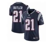 Men's Nike New England Patriots #21 Malcolm Butler Vapor Untouchable Limited Navy Blue Team Color NFL Jersey
