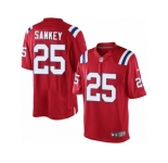 Men's Nike New England Patriots #25 Bishop Sankey Limited Red Alternate NFL Jersey