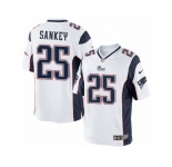 Men's Nike New England Patriots #25 Bishop Sankey Limited White NFL Jersey
