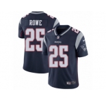 Men's Nike New England Patriots #25 Eric Rowe Vapor Untouchable Limited Navy Blue Team Color NFL Jersey