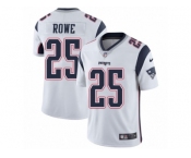 Men's Nike New England Patriots #25 Eric Rowe Vapor Untouchable Limited White NFL Jersey