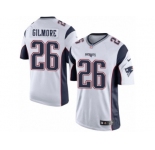 Men's Nike New England Patriots #26 Stephon Gilmore Limited White NFL Jersey